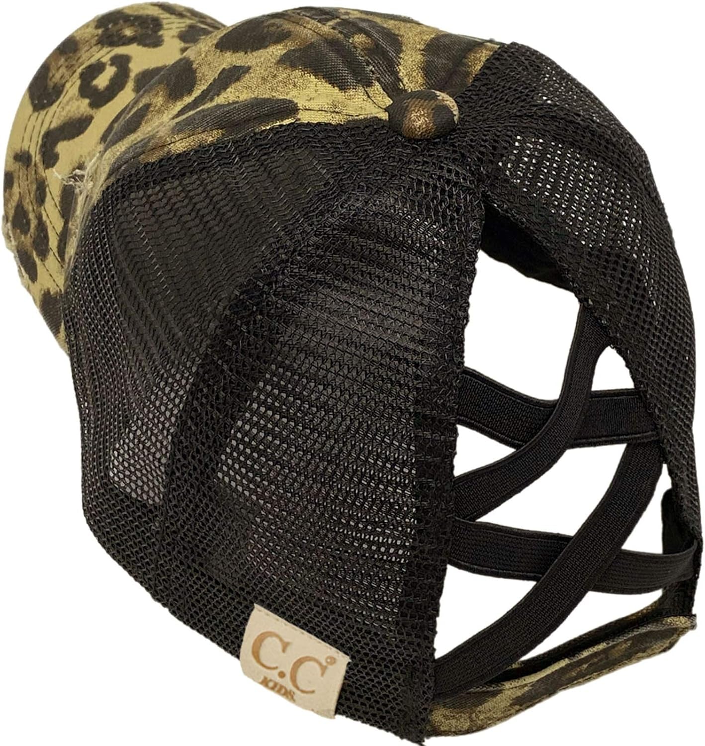 Kids 2-5 Ponytail Messy Buns Ponycaps Baseball Visor Cap Hat