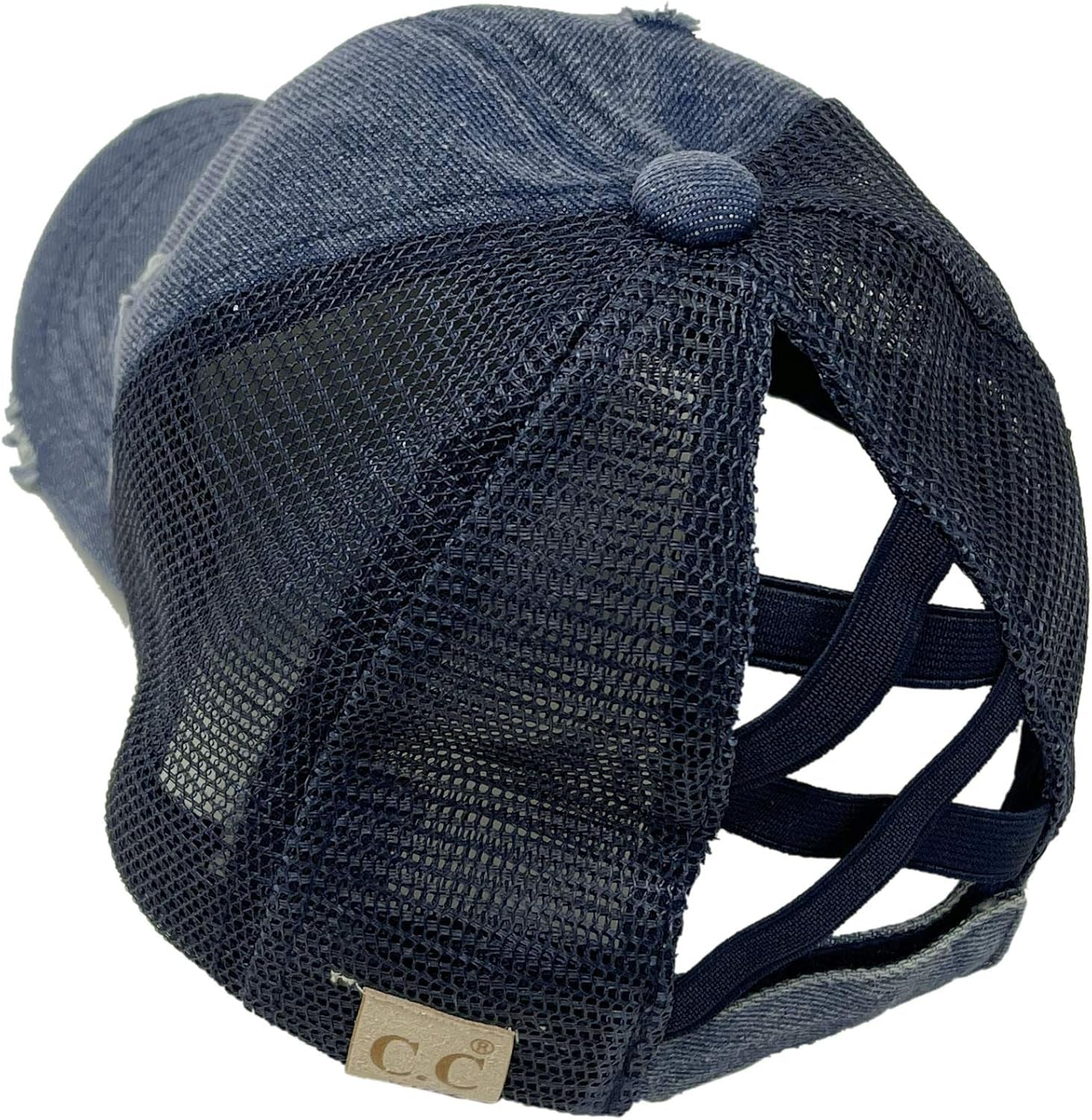 Kids 2-5 Ponytail Messy Buns Ponycaps Baseball Visor Cap Hat