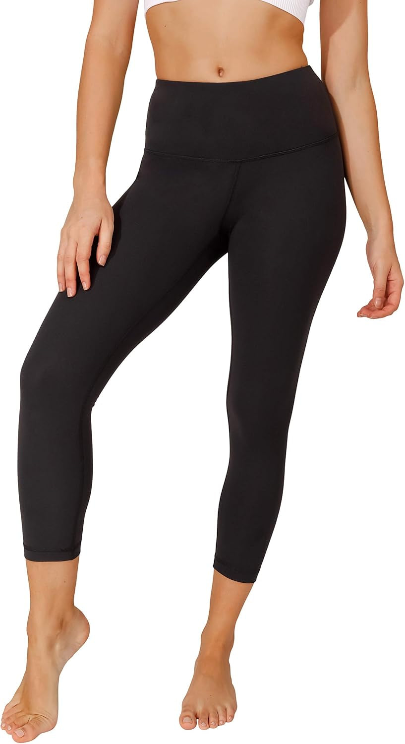 High Waist Buttery Soft Lightweight Capri Leggings High Rise Workout Yoga Pants for Women