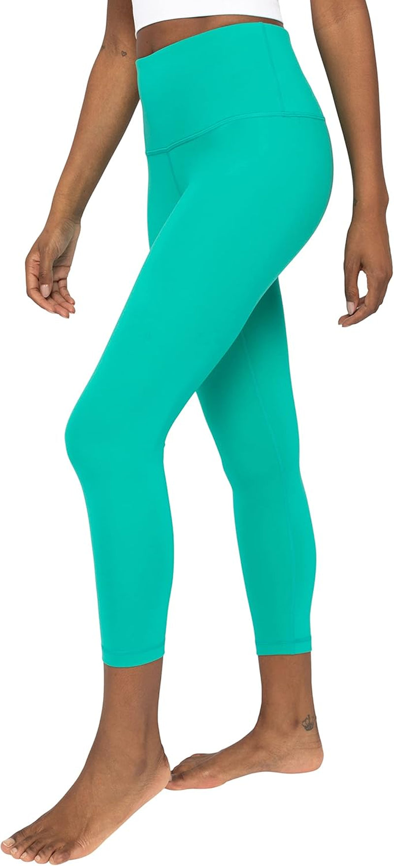 High Waist Buttery Soft Lightweight Capri Leggings High Rise Workout Yoga Pants for Women