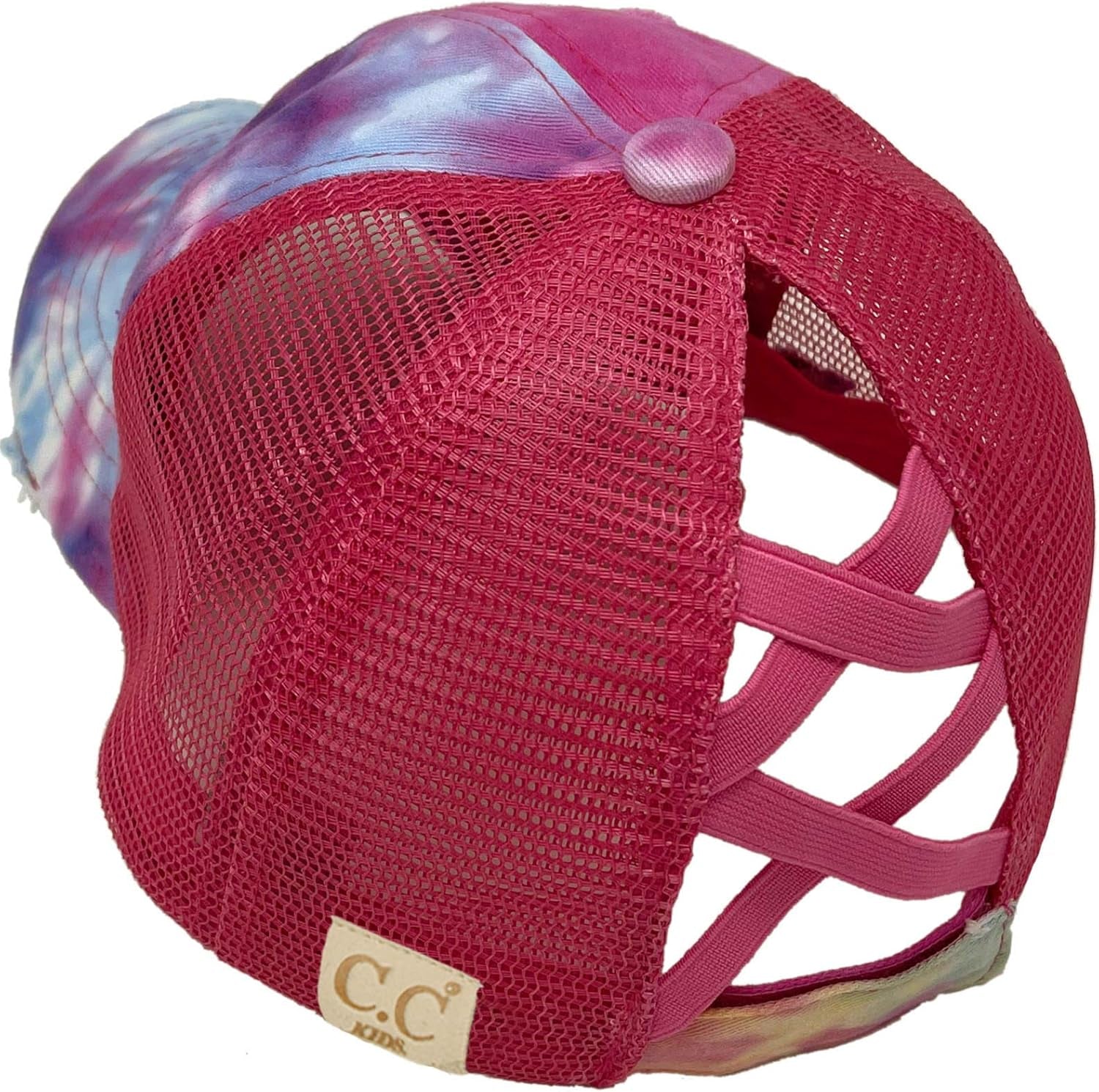 Kids 2-5 Ponytail Messy Buns Ponycaps Baseball Visor Cap Hat