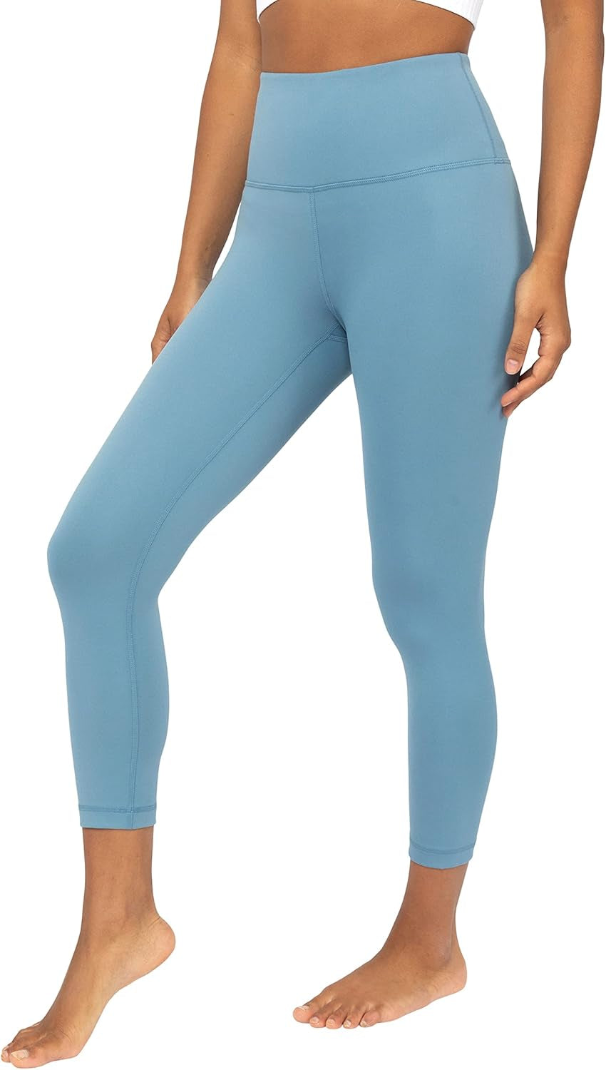 High Waist Buttery Soft Lightweight Capri Leggings High Rise Workout Yoga Pants for Women